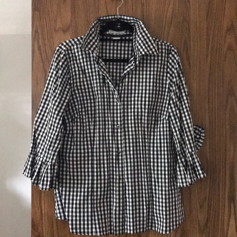 Buffalo Check Button Down Shirt